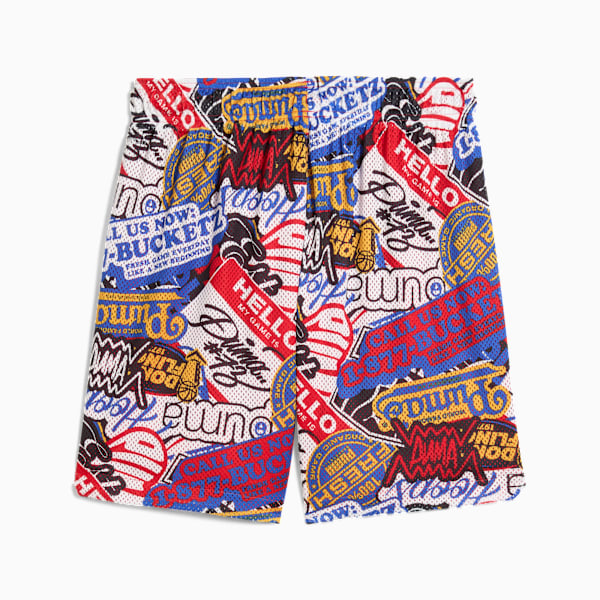 HooperHotline AOP 7" Shorts Men, For All Time Red-AOP, extralarge